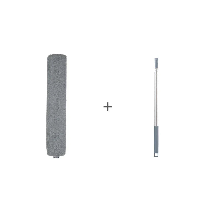 Juego de mopa de microfibra con palo extensible