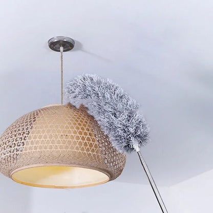 Juego de mopa de microfibra con palo extensible