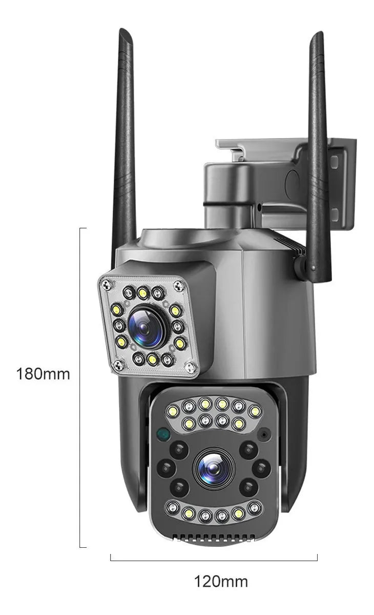 Zoom Guard: Cámara de Seguridad DOBLO LENTE + Memoria ilimitada + envío gratis