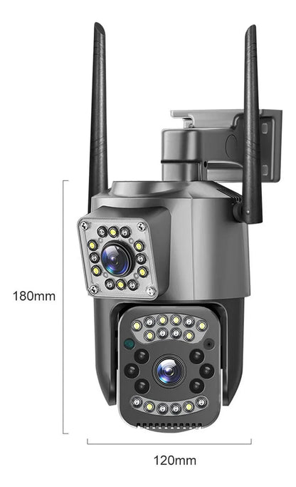 Zoom Guard: Cámara de Seguridad DOBLO LENTE + Memoria ilimitada + envío gratis