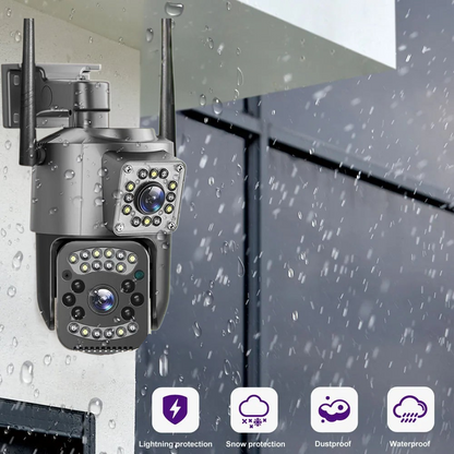 Zoom Guard: Cámara de Seguridad DOBLO LENTE + Memoria ilimitada + envío gratis