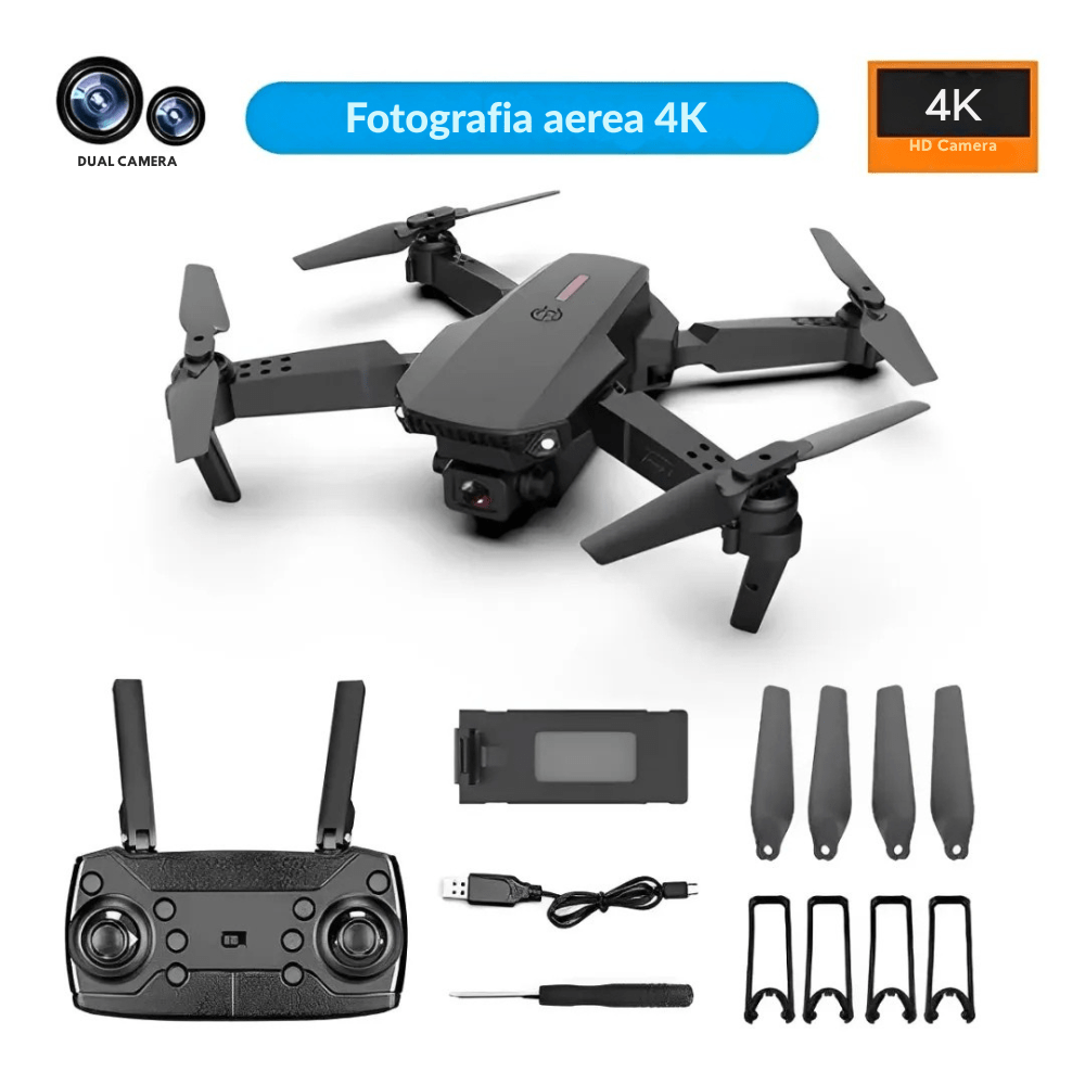 ✨ SOLO HOY 🔔 DroneLanus VISION 2X - Dos cámaras 4K en un solo vuelo.