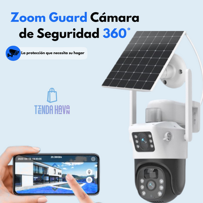 Solar Guard: Cámara de Seguridad - 2 en 1 + panel solar