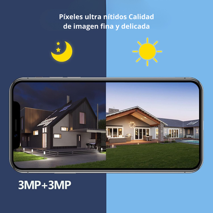 Solar Guard: Cámara de Seguridad - 2 en 1